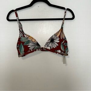 Floral Print Bikini Top